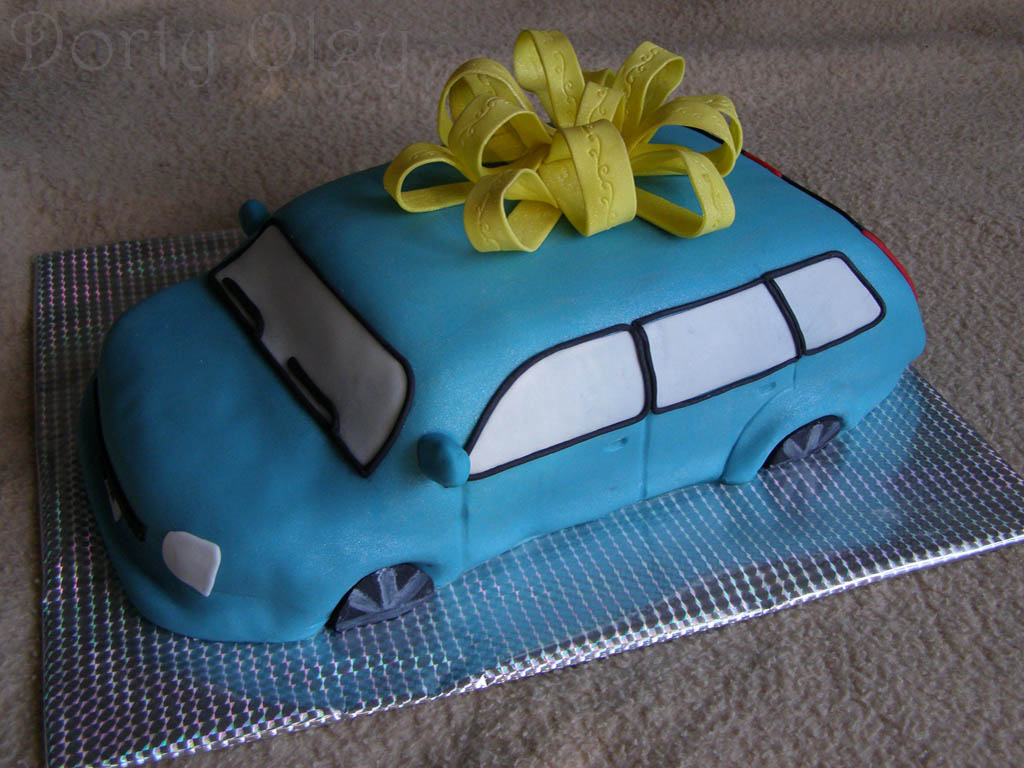 Auto s mašlí