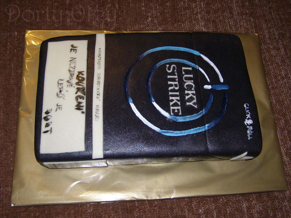 Krabička cigaret - Lucky Strike